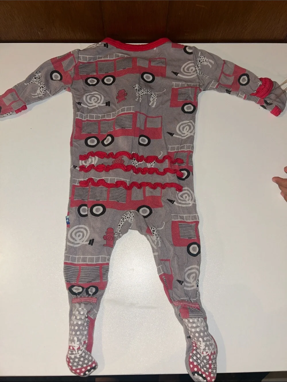 Kickee Pants gray footed